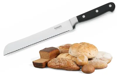 Brotmesser mit gezackter Klinge, 20 cm, ergonomischer Griff