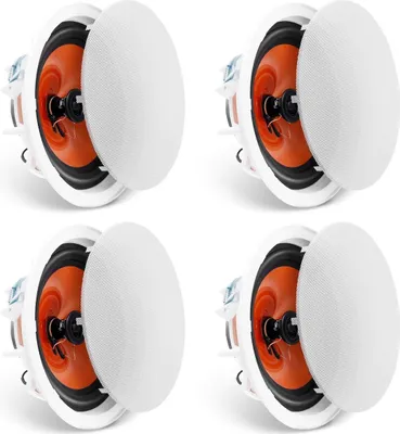 Obrázek produktu pro 4 ks 8palcových stropních reproduktorů 100 W Vestavné stropní a nástěnné reproduktory