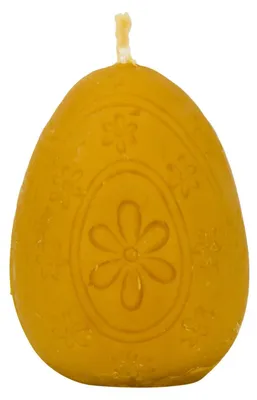 Immagine prodotto di Uovo decorativo in cera d'api naturale, di piccole dimensioni