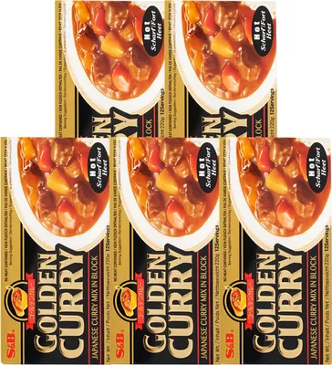 Produktbild von S&B Golden Curry Mix scharf 5x220g