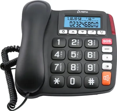 Produktbild von Olympia Senioren Großtastentelefon Große SOS und Freisprechtasten