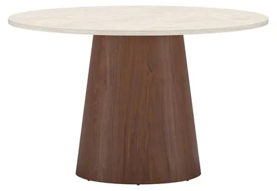 Produktbild von Venture Home Runder Esstisch Lanzo Beige