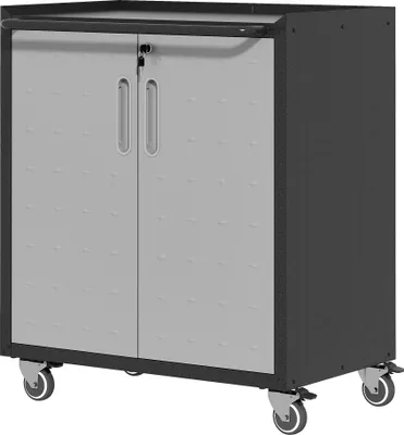 Produktbild von Heavy-Duty Metall-Garagen-Schrank mit Rollen – robuster Werkzeug-Stauraum, 75 × 42 × 88 cm, für Garage, Büro & Haushalt