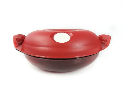 Produktbild von TUPPERWARE  Mikrowelle Mikro-Fix 700 ml rund rot I50 Micro Microwelle