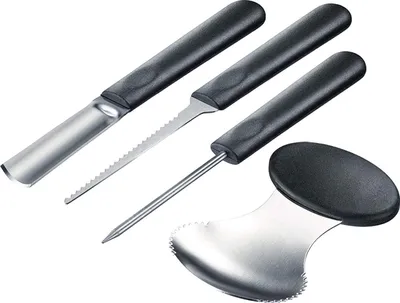 Zdjęcie produktu dla Westmark Kürbis Schnitz-Set »Halloween« 4 tlg., mit Schnitzvorlagen 51282260