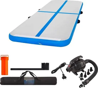 Produktbild von Airtrack - Turnmatte - Gymnastik - 5 Meter - Blau