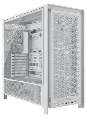 Produktbild von CORSAIR Geh Midi FRAME 5000D Airflow Case, White