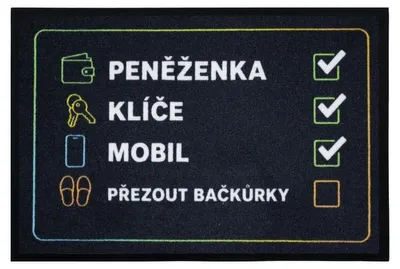 Immagine prodotto di 40x60 cm Zerbino Checklist 40x60 cm - sia per l'esterno che per la casa