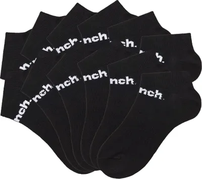 Produktbild von Bench Sportsocken Damen Herren Sneaker Socken, Laufsocken niedrige Socken 12 -teilig 12x schwarz Größe 47/48