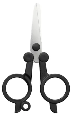 Produktbild von Fiskars 1075352, Erwachsener, Gerader Schnitt, Einzelbild, Schwarz, Edelstahl, Edelstahl, Universal