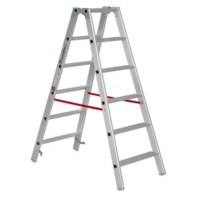 Produktbild von Euroline 20577 Stufenstehleiter 2x6 Stufen