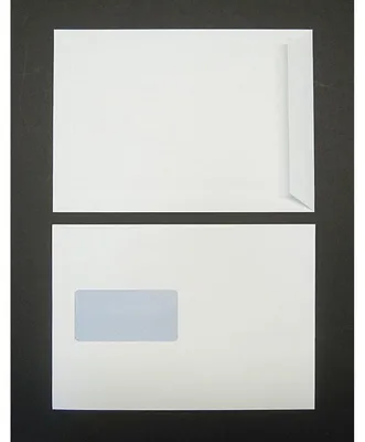 Produktbild von Versandtaschen C5 120g/qm haftklebend Fenster VE=500 Stück weiß