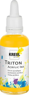 Produktbild von KREUL Acryltinte TRITON Acrylic Ink maisgelb 50 ml