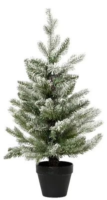Produktbild von Allison Mini-Baum d60h90 cm grün/weiß Everlands - Everlands