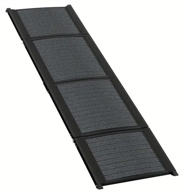 Immagine prodotto di Rampa per cani - Scala per cani - Rampa - Scaletta per cani - Gradino di accesso - Nero - Pieghevole - Antiscivolo - 157 cm