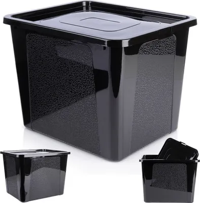 Produktbild von Vilde Aufbewahrungsbehälter Aufbewahrungsbox Kiste Kunststoff-Behälter Container mit Deckel 30 L