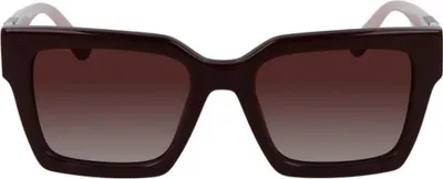 Image de Karl Lagerfeld 6057s lunettes de soleil femme Rouge Rouge foncé homme Rouge Rouge foncé