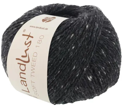 Produktbild von Lana Grossa - Landlust Soft Tweed 180 0106 schwarz meliert