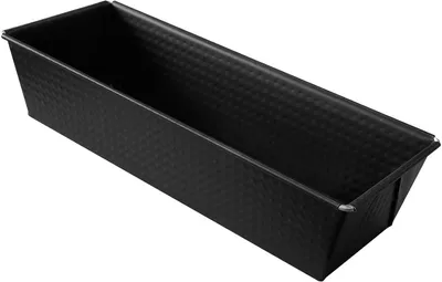 Produktbild von Zenker Kastenform 25 cm PURE, Königskuchenform mit Antihaftbeschichtung, hochwertige Backform (Farbe: schwarz)