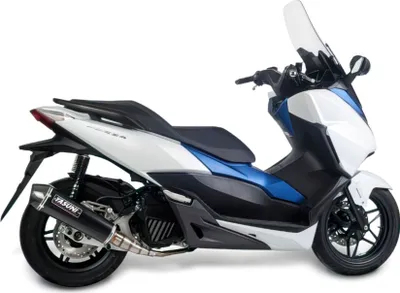 Zdjęcie produktu dla Układ wydechowy Yasuni Black Edition z homologacją, karbon do Honda NSS A Forza 300 cc
