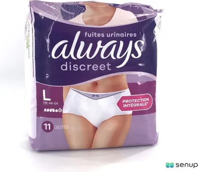 Image de Always Discreet - culottes pour fuites urinaires - L - 11 pièces