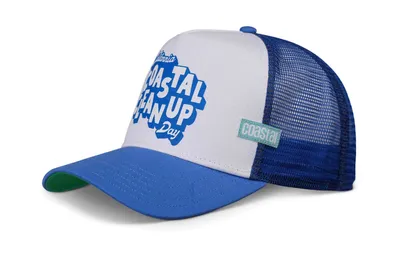 Produktbild von Coastal HFT Trucker Cap CleanUpDay White/Blue