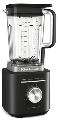 Obrázok produktu pre KitchenAid 5KSB2073EBM, Stolný mixér, 2 L, Pulzný spínač, Drtenie ľadu, 1200 W, Čierna
