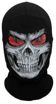 Zdjęcie produktu dla Maska szkielet czaszka ducha straszna halloween kostium impreza