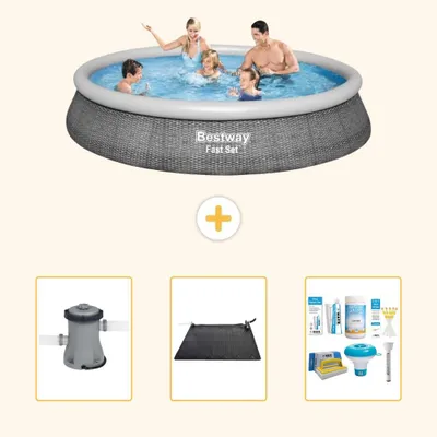Productafbeelding van Bestway Fast Set, rond - 396x84 cm - 4-delig, model S22675