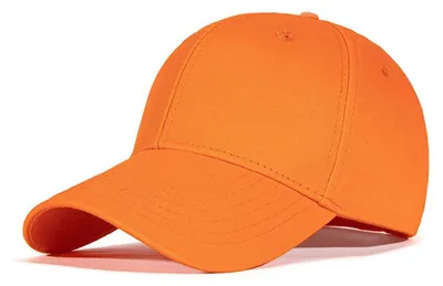 Obrázok produktu pre Uniová baseballová čiapka, nastaviteľná, bavlna, oranžová, veľkosť M