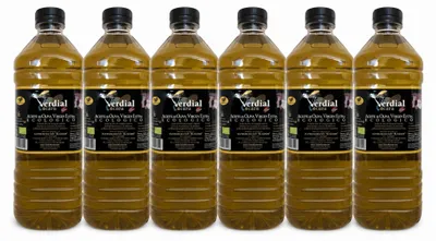 Produktbild von Verdial Lácara -  Natives Olivenöl Extra aus Extremadura - 6 x 2 l - Sorte Verdial - mechanische Kaltpressung