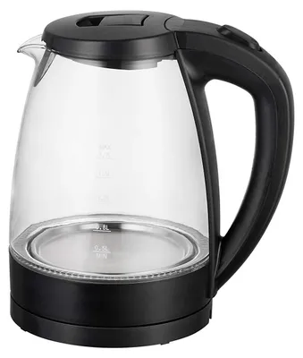 Glas-Wasserkocher kabellos, 1,7 l, 2200 W, Filter