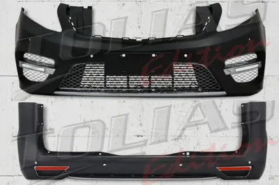 Image de Body Kit pour Mercedes Classe V W447 14-03.2019 Pare-chocs grille latérale feux diurnes à LED.