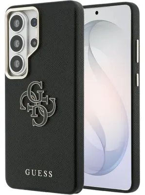 Zdjęcie produktu dla Etui Guess Grained 4G Metal Logo do Samsung Galaxy S26 Ultra czarny