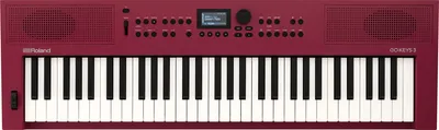 Zdjęcie produktu dla Roland GO:KEYS 3 Klawiatura MIDI 61 klawiszy USB/Bluetooth Czerwony