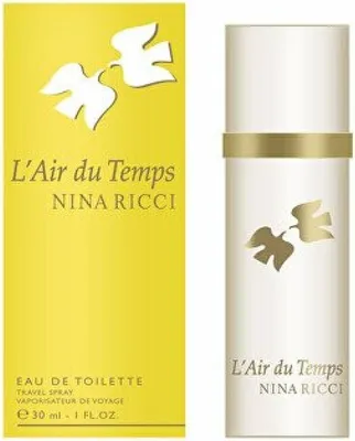 Produktbild von Nina Ricci L'Air du Temps 30ml, Frauen, 30 ml, Nicht nachfüllbare Flasche, Nelke, Gardenia, Carnation, Gardenia, Jasmin, Rose