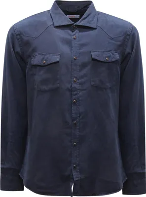 Immagine prodotto di 5113Az Camicia Uomo Sun68 Man Garment Dye Shirt Blue