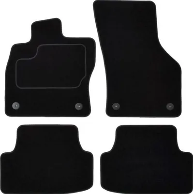 Produktbild von MAMMOOTH Fußmatten Set Autoteppiche für SEAT Leon Schrägheck (5F1) Vorne+Hinten