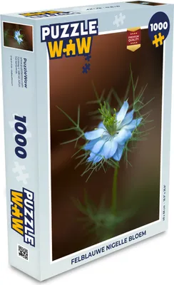 Obrázok produktu pre MuchoWow® Puzzle 1000 ks Jasne modrý kvet černuchy