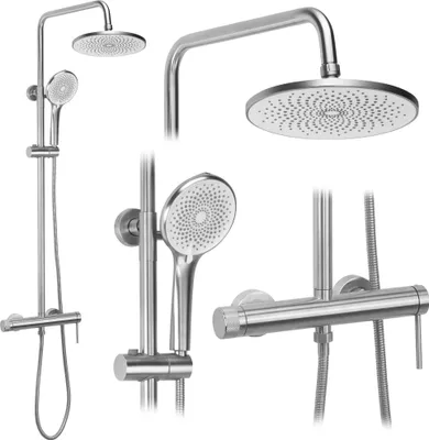 Zdjęcie produktu dla Zestaw Natryskowy Rea Js-H7023N Brush Steel