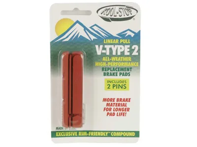 Produktbild von Kool Stop V2sa Felgenbremsbeläge Durchsichtig  Durchsichtig One Size
