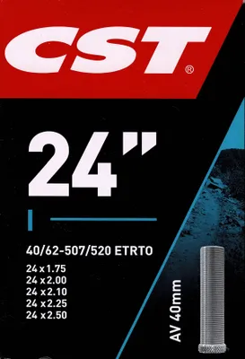 Produktbild von CST 24 AV Schlauch 24 Zoll (40/62-507/520) Fahrradschlauch