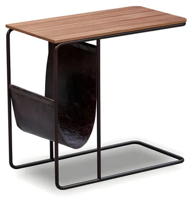 Immagine prodotto di Tavolino in legno e metallo in stile marrone moderno ed elegante