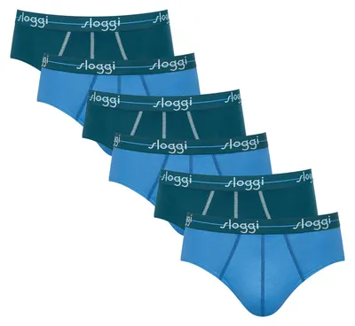 Produktbild von sloggi Herren Slip 6-Pack Start Midi - MULTIPLE COLOURS 17 - Größe 4