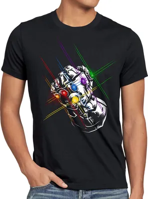Produktbild von A.N.T. Thanos Fist Herren T-Shirt infinity superheld kino
