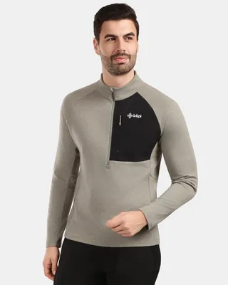 Imagen del producto de Sudadera de forro polar para hombre KILPI MONTALE-M 1M0203KI, color verde, talla S