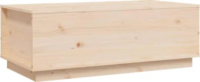 Produktbild von vidaXL Couchtisch 100x50x35 cm Massivholz Kiefer