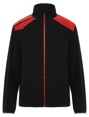 Productafbeelding van Roly Workwear - "Terrano" fleecejas voor heren, model LT5472 (3XL) (zwart/rood)