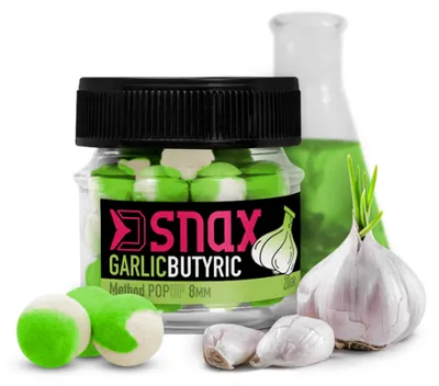 Produktbild von DELPHIN D SNAX POP Köder, Knoblauch-Butyric, grün, 101003508