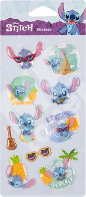 Produktbild von Disney Fashion - Pop-Up-Aufkleber - Muster 3 - Stitch Pastel